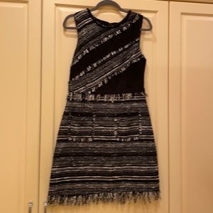 Maginn boucle fringe dress